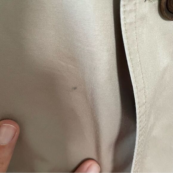 BOSS Hugo Boss Men’s Light Tan Trench Coat 46R - Picture 4 of 14